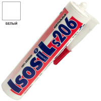 Профессиональный нейтральный силиконовый герметик Isosil S206, белый, 280 мл 2060111