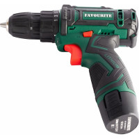 Акк. дрель-шуруповёрт FAVOURITE DC 1202 PROMO SET 12В, 2Ач, 22Нм Li-ion набор 101121202