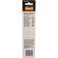 Сверло спиральное удлиненное по металлу 6x91x139 мм, HSS-G Gepard GP0360-139