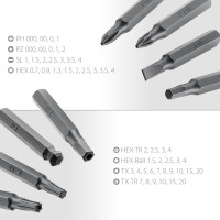 Отвертка для точных работ KRAFTOOL Precision-51 со сменными битами 51 предмет 25691