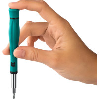 Отвертка для точных работ KRAFTOOL Precision-28 со сменными битами, 28 предметов 25677