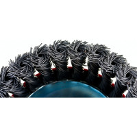 Щетка чашечная 100 мм, М14, пучки витой проволоки для УШМ INTERTOOL BT-2100