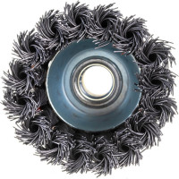 Щетка чашечная 65 мм, М14, пучки витой проволоки для УШМ INTERTOOL BT-2065