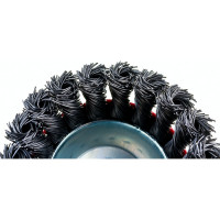 Щетка чашечная 75 мм, М14, пучки витой проволоки для УШМ INTERTOOL BT-2075