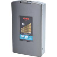 Набор сверл по металлу 25 шт, 1-13 мм, HSS-G TiN RUKO 250215TRO