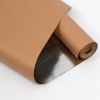 Фольга для бани, сауны Megaflex KF на крафт бумаге, 1х20 м, 20 кв. м FOIKF.100.20