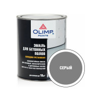 Эмаль для бетонных полов OLIMP серая 0,9 л 29481