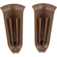 Наружный угол для плинтуса IDEAL Классик 70 мм, 292 орех миланский К-П70-Нк-Ф2 292 ОРХ МИЛ