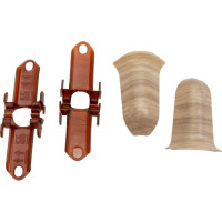 Наружный угол для плинтуса IDEAL Классик 55 мм, 263 клен северный К-П55-Нк-Ф2 263 КЛН СЕВ