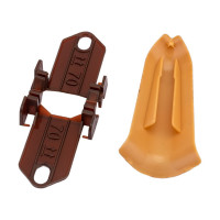 Наружный угол для плинтуса IDEAL Классик 70 мм, 206 дуб коньячный К-П70-Нк-Ф2 206 дуб КНЧ