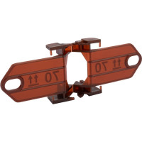 Наружный угол для плинтуса IDEAL Классик 70 мм, 206 дуб коньячный К-П70-Нк-Ф2 206 дуб КНЧ