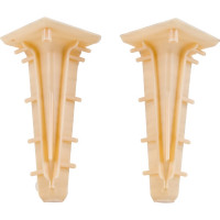 Наружный угол для плинтуса IDEAL Классик 70 мм, 212 дуб светлый К-П70-Нк-Ф2 212 дуб СВТ