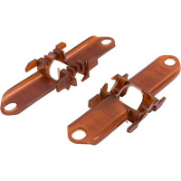 Наружный угол для плинтуса IDEAL Классик 55 мм, 252 ясень белый К-П55-Нк-Ф2 252 ЯСН БЕЛ