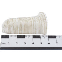 Наружный угол для плинтуса IDEAL Классик 55 мм, 252 ясень белый К-П55-Нк-Ф2 252 ЯСН БЕЛ