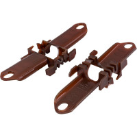 Наружный угол для плинтуса IDEAL Классик 55 мм, 293 орех темный К-П55-Нк-Ф2 293 ОРХ ТЕМ