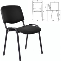 Стул Staff Iso Lite кожзам, черный (Z-11) CF-008 532564