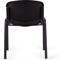 Стул Staff Iso Plast черный каркас, пластик черный CF-009 532569