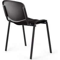 Стул Staff Iso Plast черный каркас, пластик черный CF-009 532569