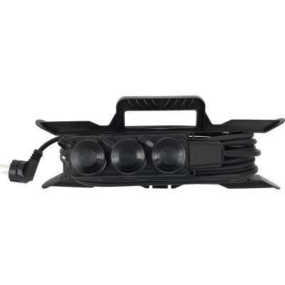 Удлинитель на каучуковой рамке Gigant Professional PEC-022 с/з КГ 3х2,5 4000Вт 3 розетки 10м 80052