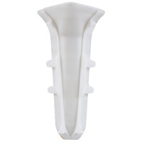 Внутренний угол для плинтуса IDEAL Классик 70 мм, 252 ясень белый К-П70-В-Ф2 252 ЯСН БЕЛ