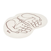 Войлочный коврик для бани и сауны Банные штучки Ладони 43x30 см 41998