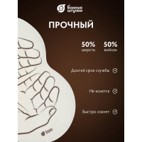 Войлочный коврик для бани и сауны Банные штучки Ладони 43x30 см 41998