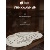 Войлочный коврик для бани и сауны Банные штучки Ладони 43x30 см 41998