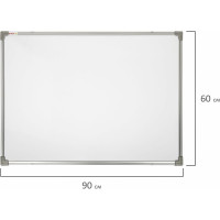 Магнитно-маркерная доска Staff 60x90 см, металлическая рамка, ECO 238137