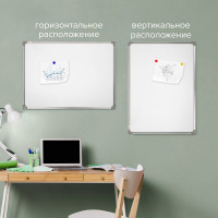 Магнитно-маркерная доска Staff 60x90 см, металлическая рамка, ECO 238137