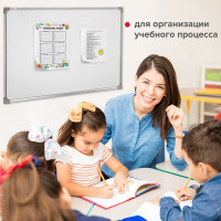 Магнитно-маркерная доска Staff 60x90 см, металлическая рамка, ECO 238137