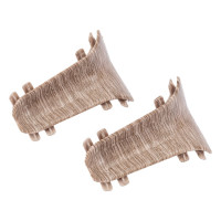 Внутренний угол для плинтуса IDEAL Классик 55 мм, 208 дуб мокко К-П55-В-Ф2 208 дуб МОК