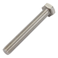 Болт с шестигранной головкой ВИРТУОЗ 8x60 мм, DIN 933, нержавеющая сталь А2, 2 шт. 35961