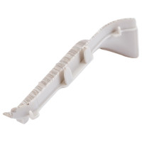 Внутренний угол для плинтуса IDEAL Классик 70 мм, 253 ясень серый К-П70-В-Ф2 253 ЯСН СЕР