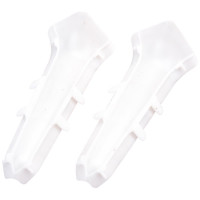 Внутренний угол для плинтуса IDEAL Классик 85 мм, 267 клен белый К-П85-В-Ф2 267 КЛН БЕЛ