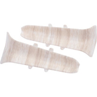 Внутренний угол для плинтуса IDEAL Классик 85 мм, 267 клен белый К-П85-В-Ф2 267 КЛН БЕЛ