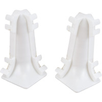 Внутренний угол для плинтуса IDEAL Классик 55 мм, 252 ясень белый К-П55-В-Ф2 252 ЯСН БЕЛ