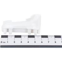 Внутренний угол для плинтуса IDEAL Классик 55 мм, 252 ясень белый К-П55-В-Ф2 252 ЯСН БЕЛ