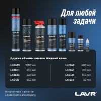 Силиконовая смазка LAVR 30 мл Ln1538