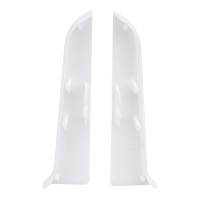 Торцевые заглушки для плинтуса IDEAL Классик 85 мм, 001 белый К-П85-Тп-Ф1 001 БЕЛ