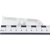 Торцевые заглушки для плинтуса IDEAL Классик 85 мм, 252 ясень белый К-П85-Тп-Ф1 252 ЯСН БЕЛ