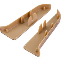 Торцевые заглушки для плинтуса IDEAL Классик 70 мм, 321 Падук К-П70-Тп-Ф1 321 ПАД