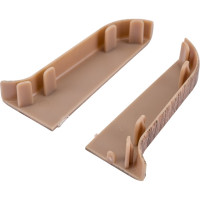 Торцевые заглушки для плинтуса IDEAL Классик 55 мм, 205 дуб капучино К-П55-Тп-Ф1 205 дуб КАП