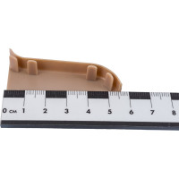 Торцевые заглушки для плинтуса IDEAL Классик 55 мм, 205 дуб капучино К-П55-Тп-Ф1 205 дуб КАП