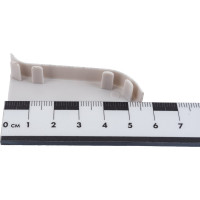 Торцевые заглушки для плинтуса IDEAL Классик 55 мм, 253 ясень серый К-П55-Тп-Ф1 253 ЯСН СЕР