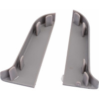 Торцевые для плинтуса Ideal 55мм Классик 081 серебристый К-П55-Тп-Ф1 081 СРБ