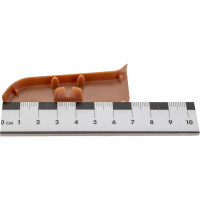 Торцевые заглушки для плинтуса IDEAL Классик 70 мм, 293 орех темный К-П70-Тп-Ф1 293 ОРХ ТЕМ