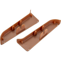 Торцевые заглушки для плинтуса IDEAL Классик 70 мм, 293 орех темный К-П70-Тп-Ф1 293 ОРХ ТЕМ