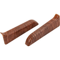 Торцевые заглушки для плинтуса IDEAL Классик 70 мм, 293 орех темный К-П70-Тп-Ф1 293 ОРХ ТЕМ