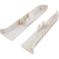 Торцевые заглушки для плинтуса IDEAL Классик 85 мм, 251 ясень К-П85-Тп-Ф1 251 ЯСН