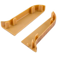 Торцевые заглушки для плинтуса IDEAL Классик 55 мм, 206 дуб коньячный К-П55-Тп-Ф1 206 дуб КНЧ